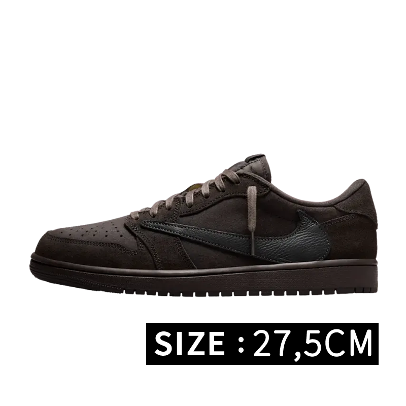 Travis Scott × Nike Air Jordan 1 Low OG SP "Velvet Brown and Dark Mocha"