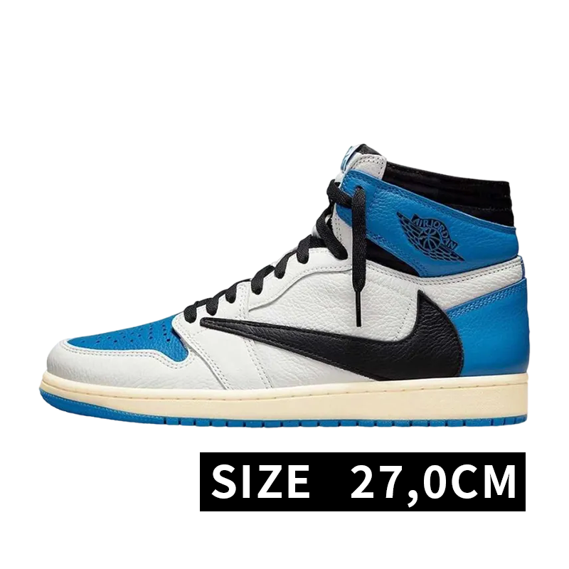 Travis Scott × Fragment × Nike Air Jordan 1 Retro High OG SP "Military Blue"