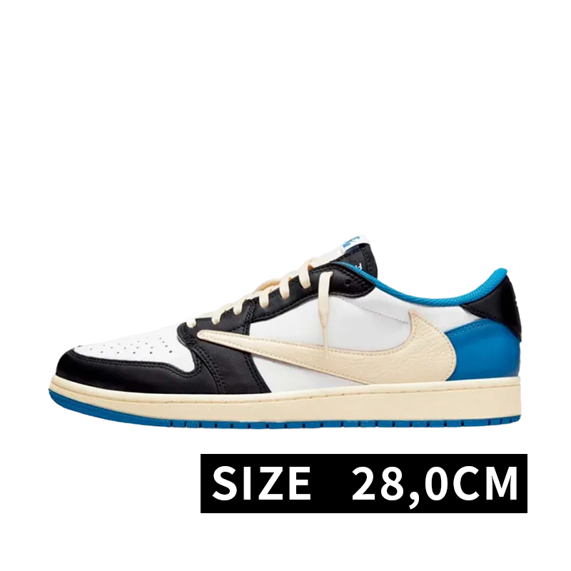 Travis Scott × Fragment × Nike Air Jordan 1 Low OG SP "Military Blue"