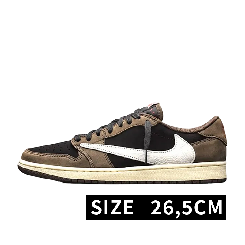 Travis Scott × Nike Air Jordan 1 Low OG SP-T "Black/Dark Mocha"