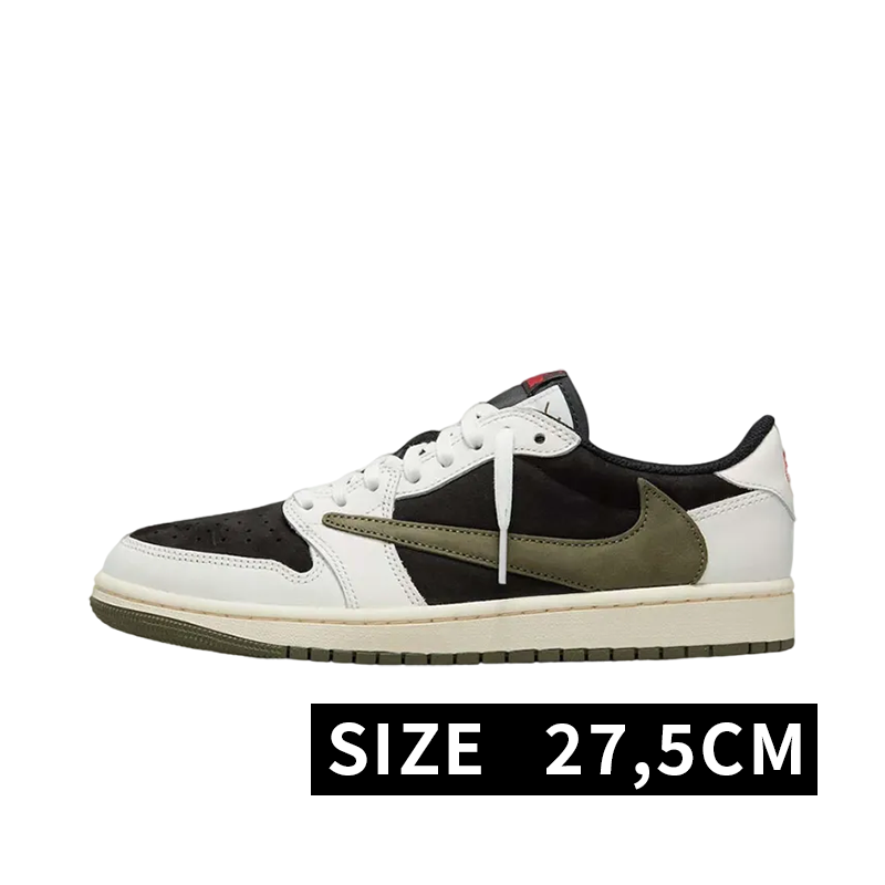 Travis Scott × Nike Women's Air Jordan 1 Low OG "Medium Olive"