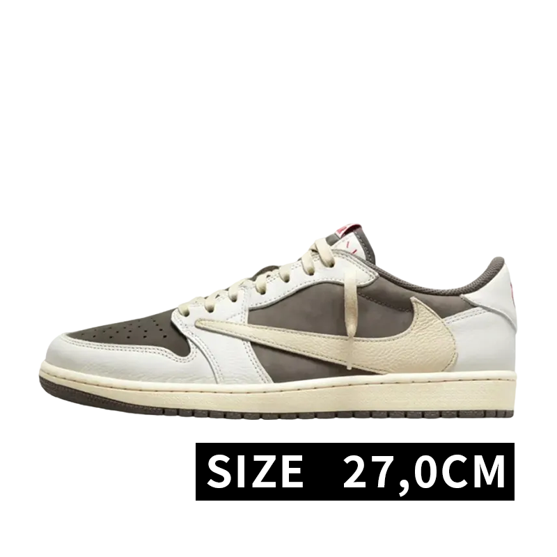 Travis Scott × Nike Air Jordan 1 Low OG SP "Reverse Mocha/Sail and Ridgerock"