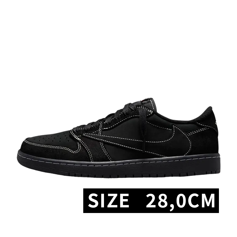 Travis Scott × Nike Air Jordan 1 Low OG SP "Black Phantom"