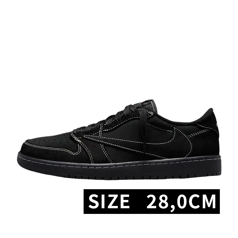 Travis Scott × Nike Air Jordan 1 Low OG SP "Black Phantom"
