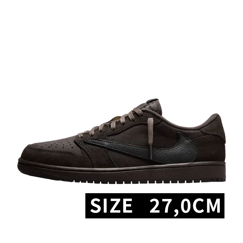 Travis Scott × Nike Air Jordan 1 Low OG SP "Velvet Brown and Dark Mocha"