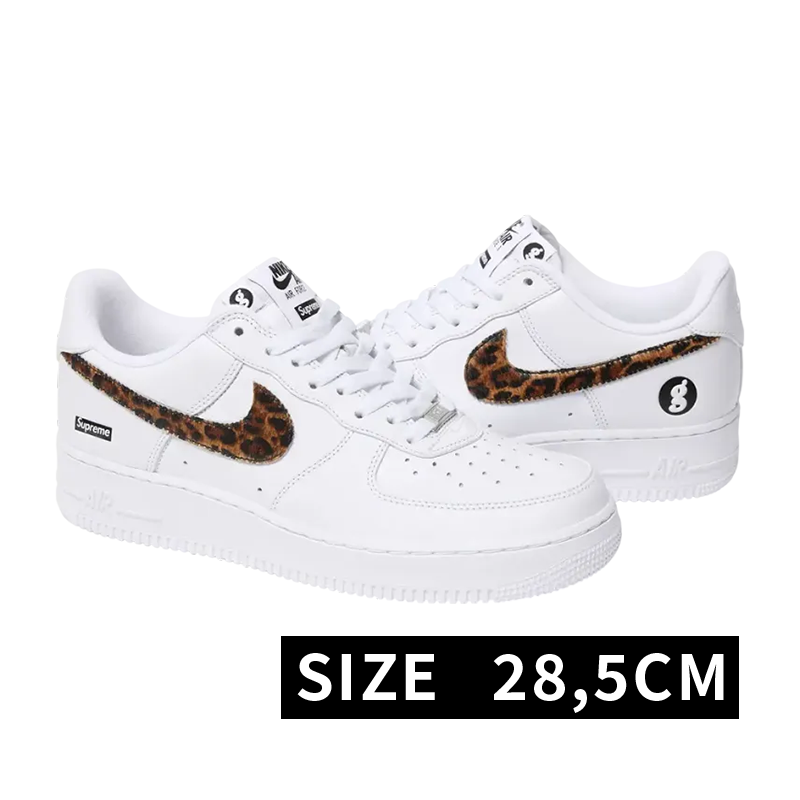 GOODENOUGH × Supreme × Nike Air Force 1 Low "White/Leopard" (25SS Week15)