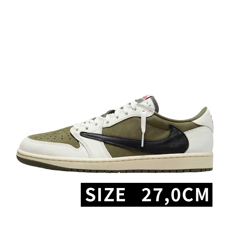 Travis Scott × Nike Air Jordan 1 Low OG SP "Reverse Olive"