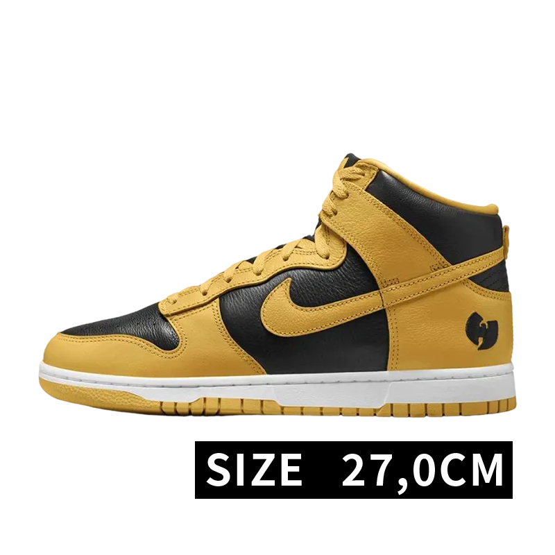Wu-Tang Clan × Nike Dunk High Retro PRM "Black and Pollen"