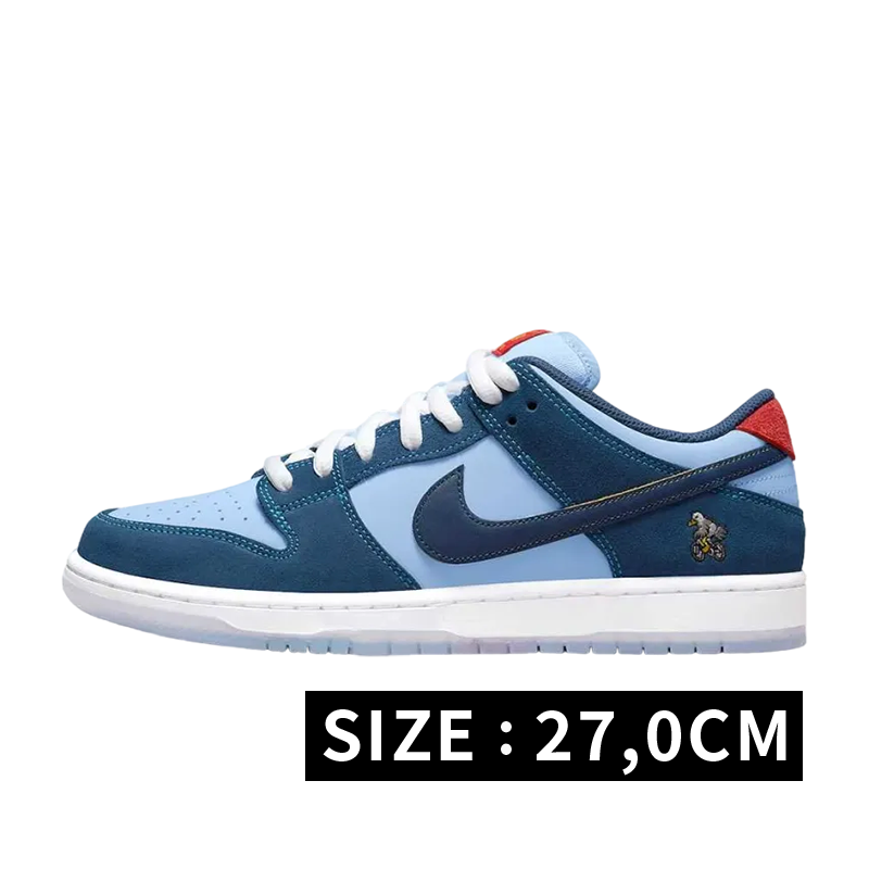 Why So Sad? × Nike SB Dunk Low "Coastal Blue/Speed Yellow-University Red"