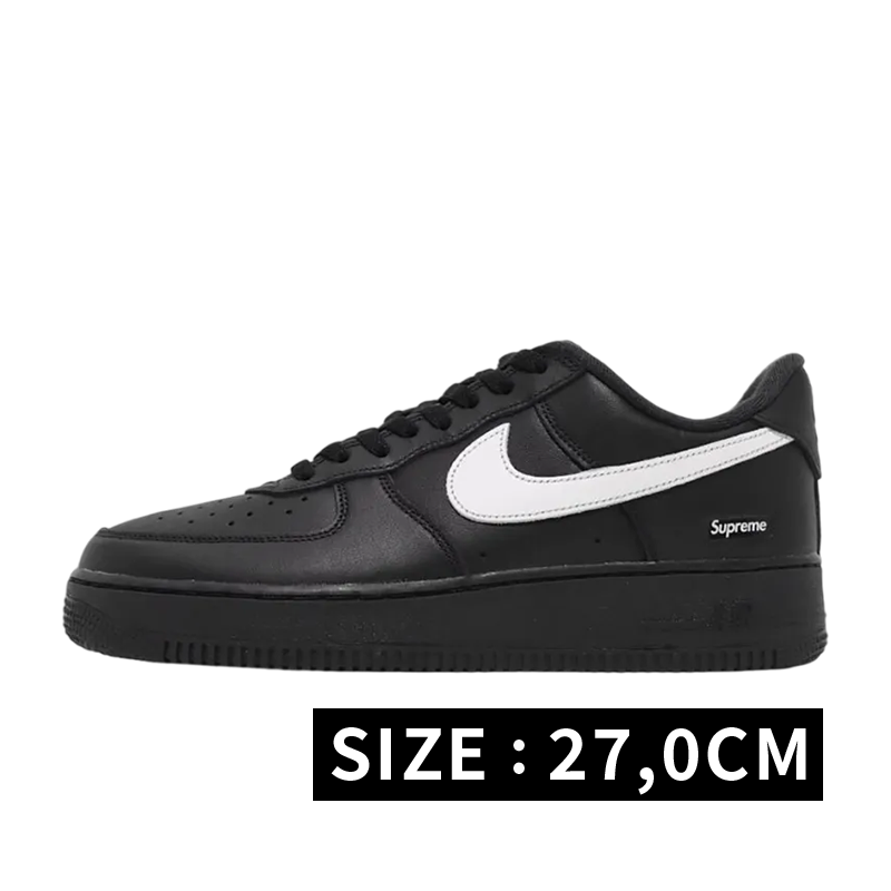 Supreme × Nike Air Force 1 Low "Black/White"