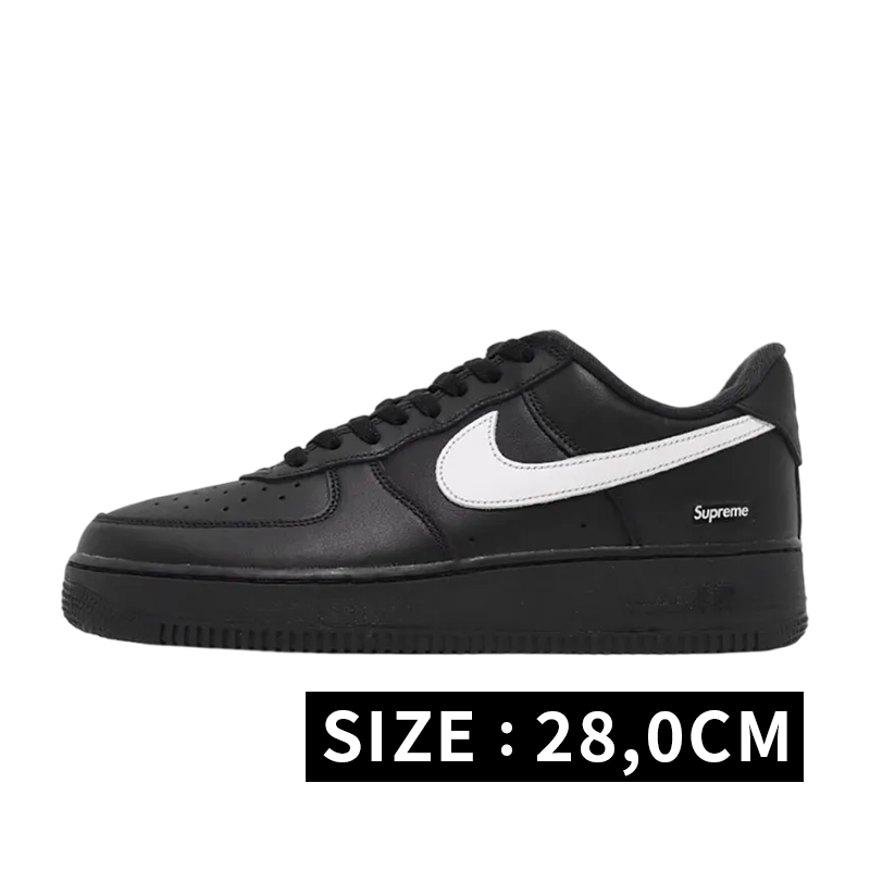 Supreme × Nike Air Force 1 Low "Black/White"