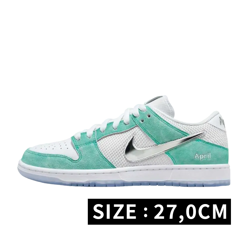 APRIL SKATEBOARDS × Nike SB Dunk Low Pro QS "White and Multi-Color"