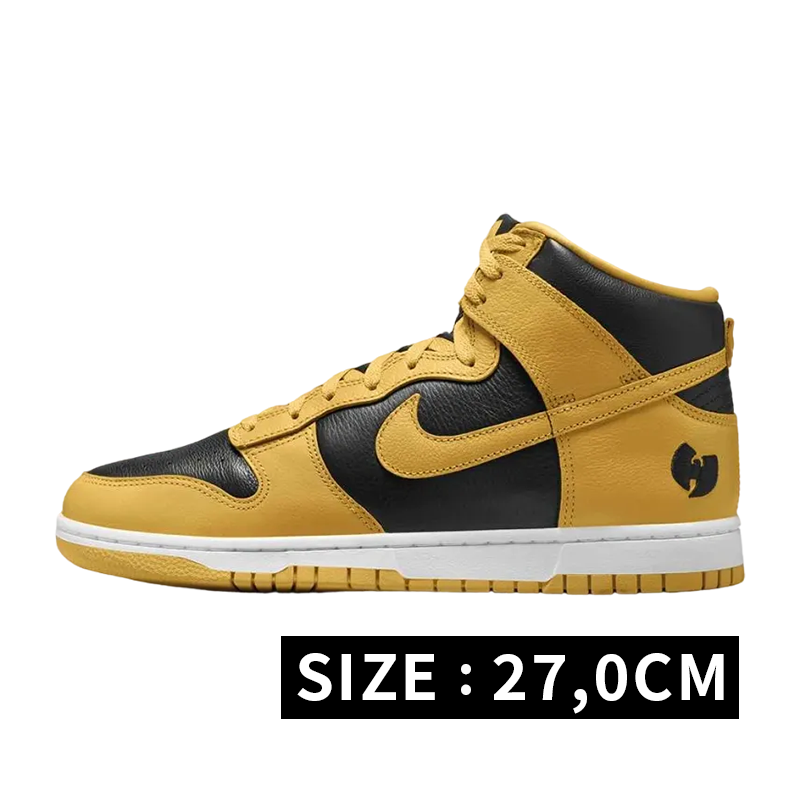 Wu-Tang Clan × Nike Dunk High Retro PRM "Black and Pollen"