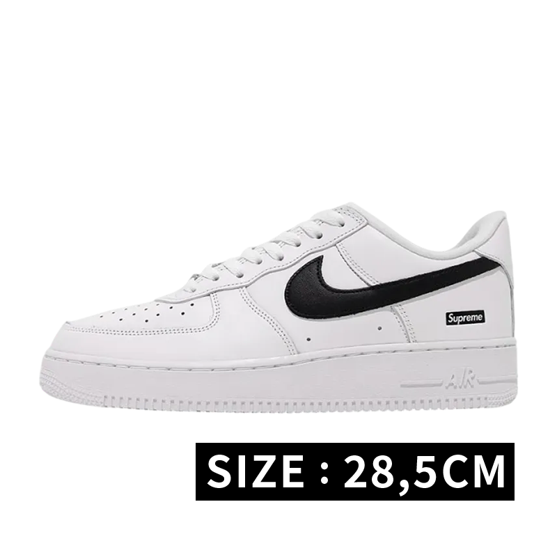 Supreme × Nike Air Force 1 Low "White/Black"