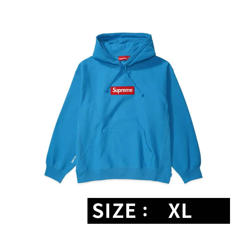 Supreme Box Logo Hooded Sweatshirt (25FW) "Cyan"