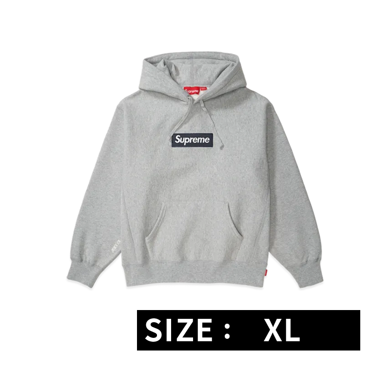 Supreme Box Logo Hooded Sweatshirt (25FW) "Heather Grey"