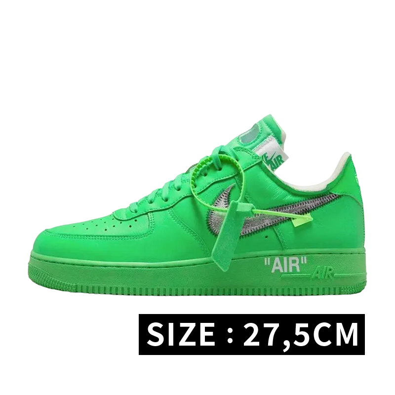 Off-White × Nike Air Force 1 Low "Brooklyn/Light Green Spark"