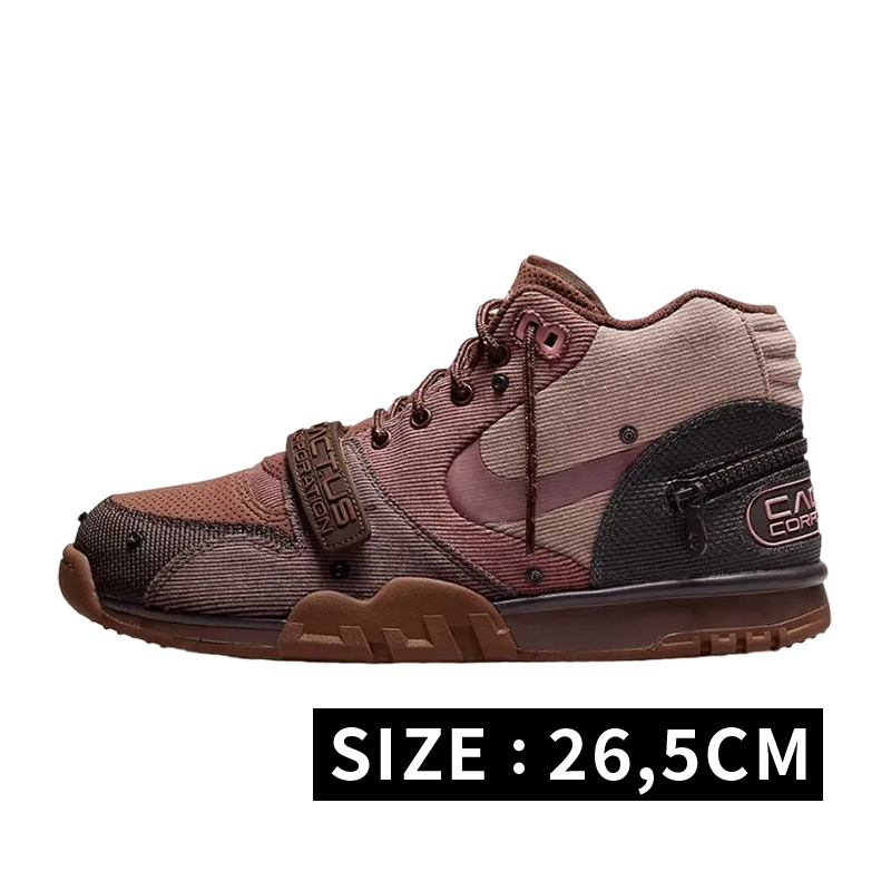 Travis Scott x Nike Air Trainer 1 SP "Archaeo Brown and Rust Pink"