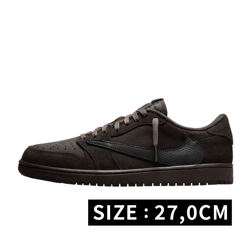 Travis Scott × Nike Air Jordan 1 Low OG SP "Velvet Brown and Dark Mocha"