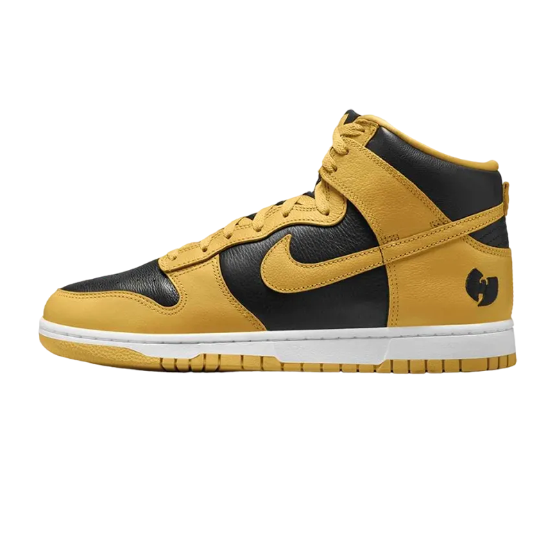 Wu-Tang Clan × Nike Dunk High Retro PRM "Black and Pollen"