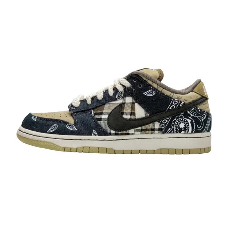 Travis Scott × Nike SB Dunk Low "Black/Parachute Beige"