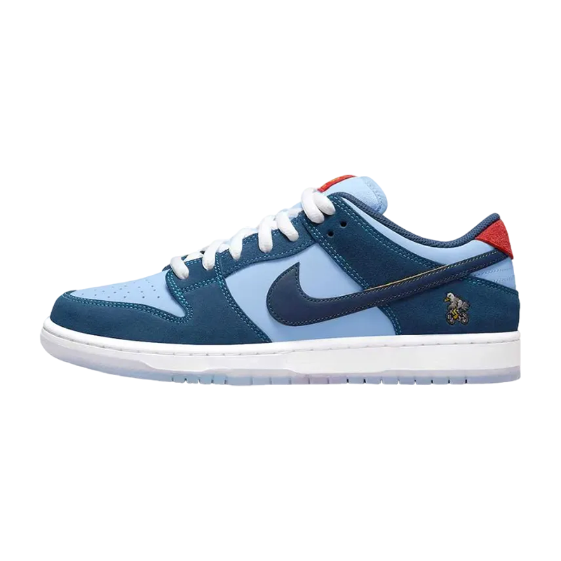 Why So Sad? × Nike SB Dunk Low "Coastal Blue/Speed Yellow-University Red"