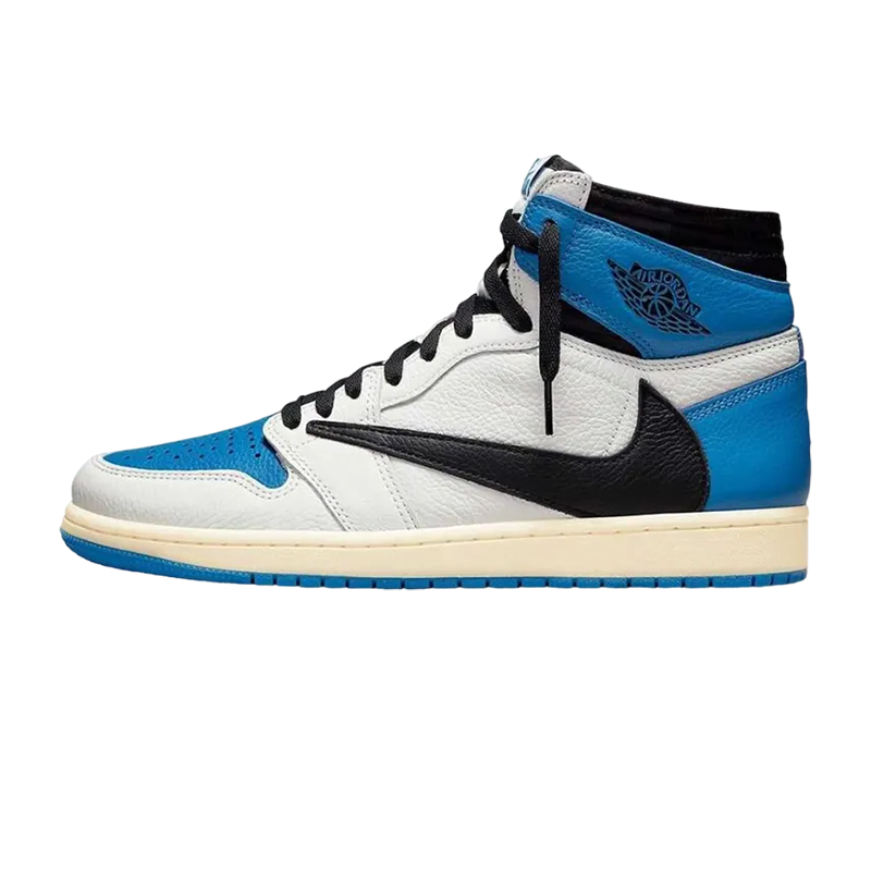 Travis Scott × fragment design × Nike Air Jordan 1 Retro High OG SP "Military Blue"