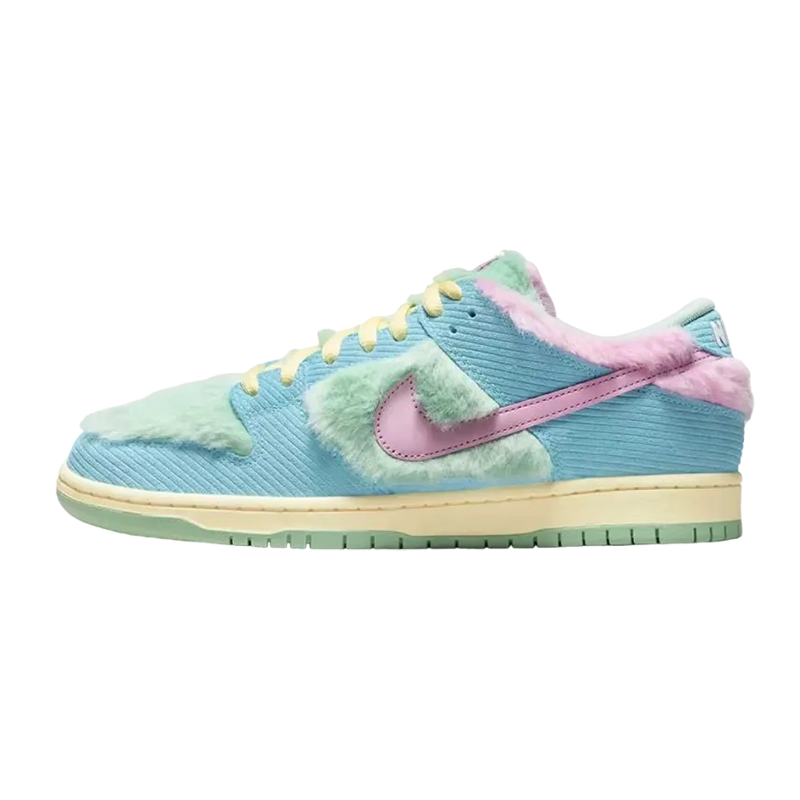 VERDY × Nike SB Dunk Low Pro QS "Visty/Blue Gaze and Enamel Green"