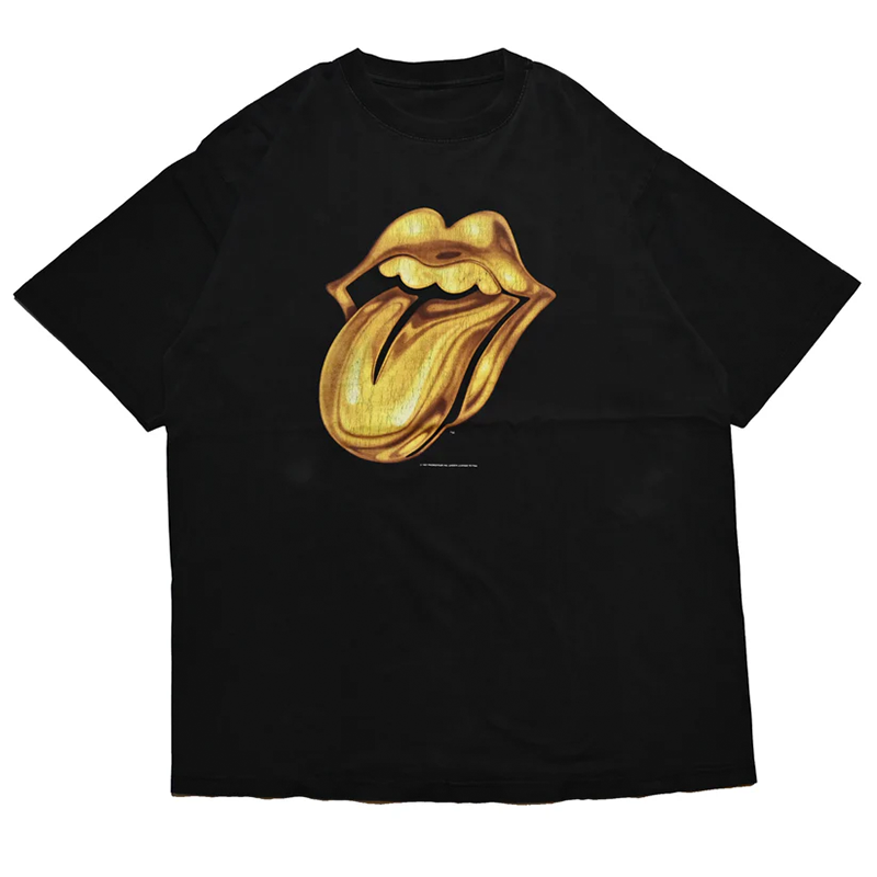 ROLLING STONES 1997 LIP & TONGUE CUT TAG L-XL