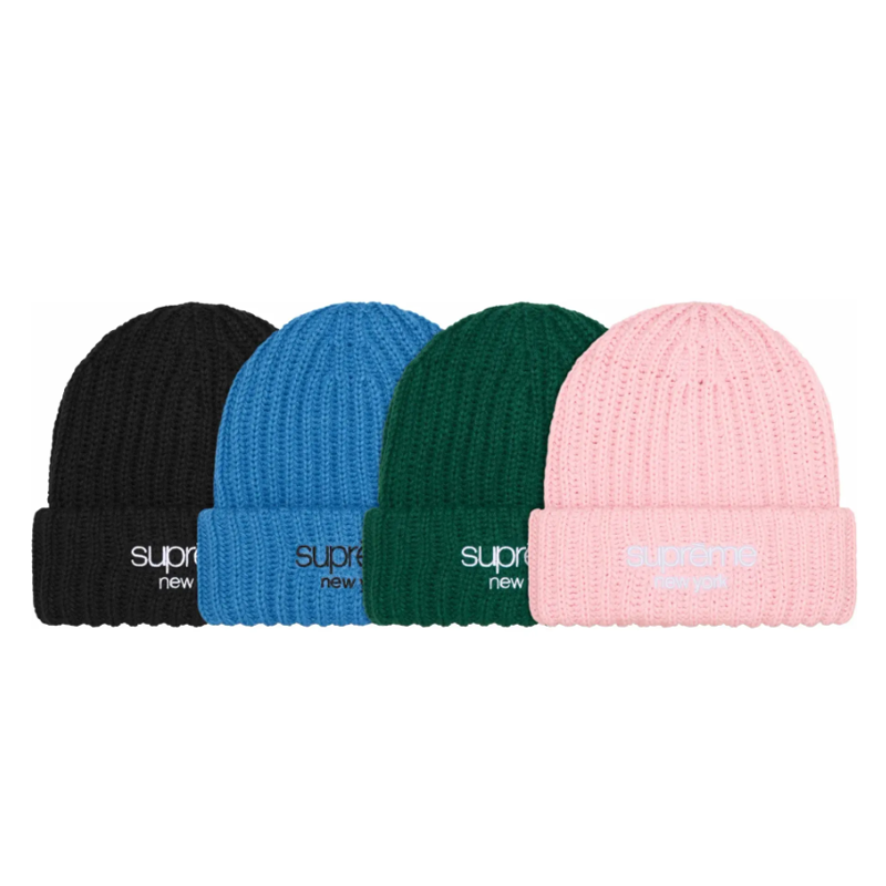 NY SUPUREME ランダムニットキャップ