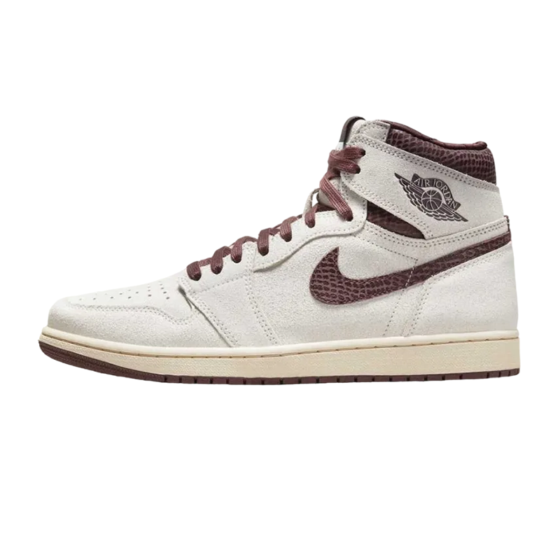 A Ma Maniere × Nike Air Jordan 1 Retro High OG "Sail and Burgundy"