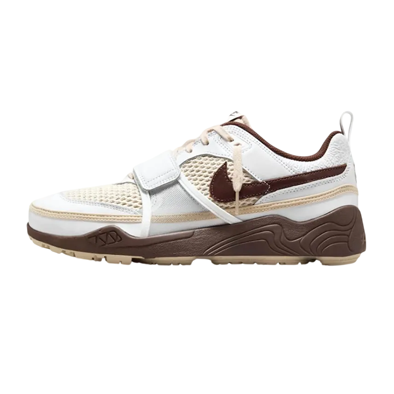 Travis Scott × Nike Zoom Field Jaxx "White and Light Chocolate"