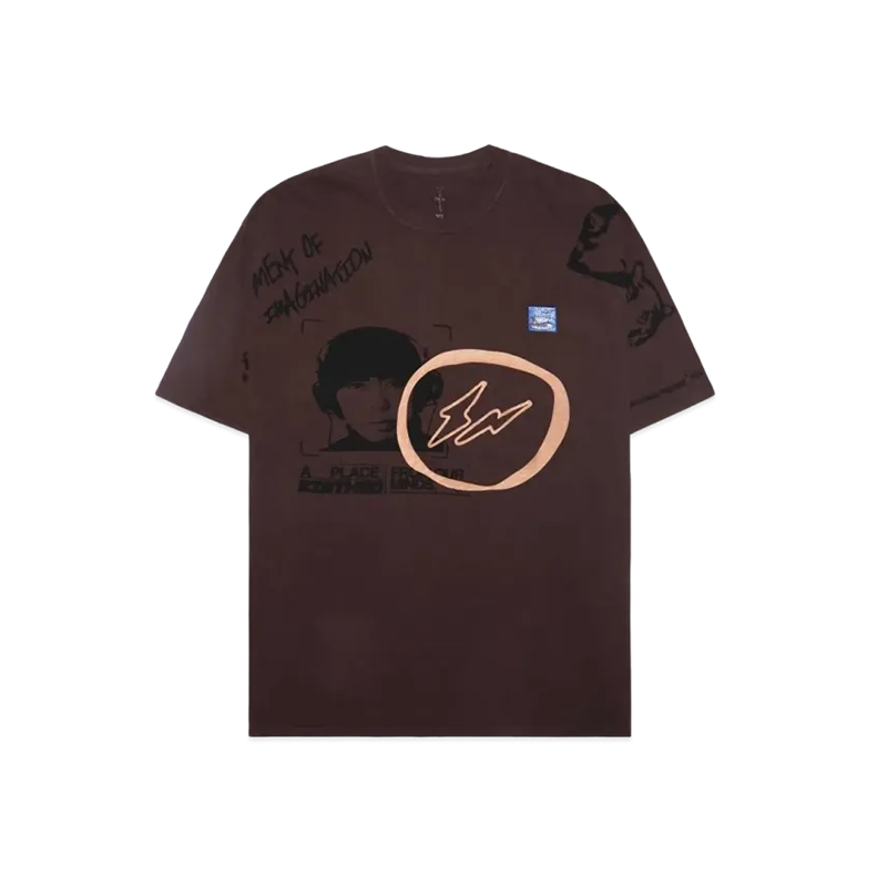 Travis Scott Cactus Jack For Fragment Hiroshi Tee "Braun"