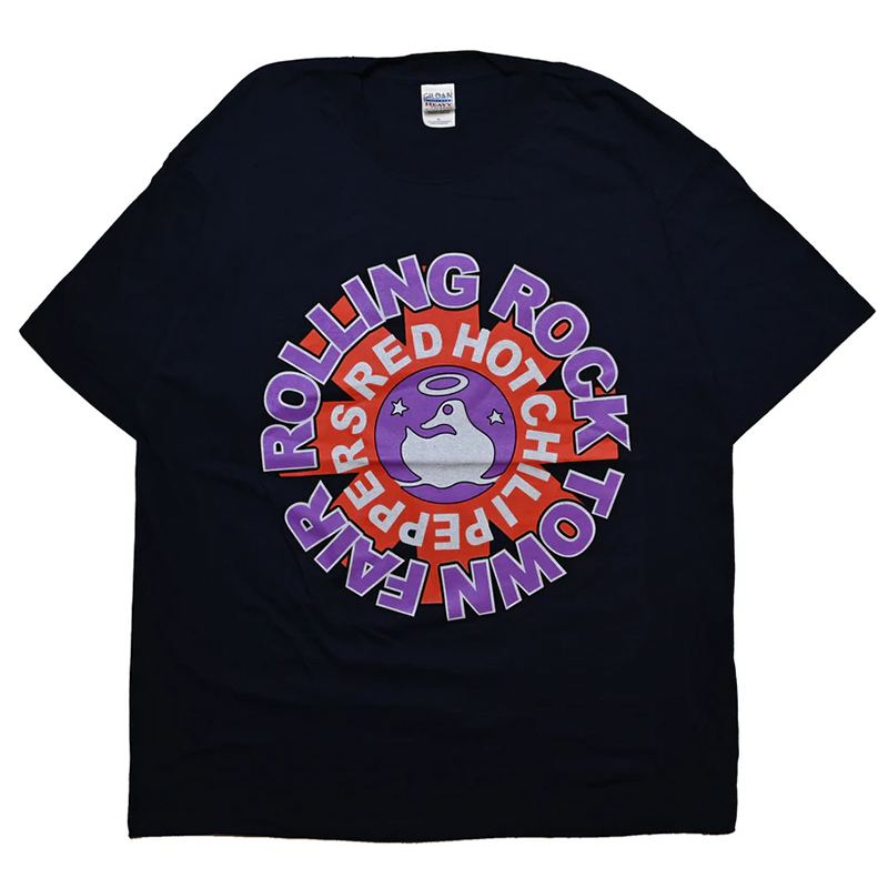 RED HOT CHILI PEPPERS ROLLING ROCK TOWN FAIR NAVY GILDAN XL