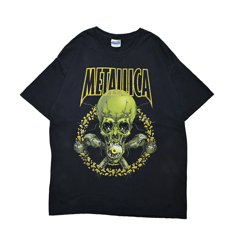 METALLICA PUSHEAD NO LEAF CLOVER Hanes LARGE