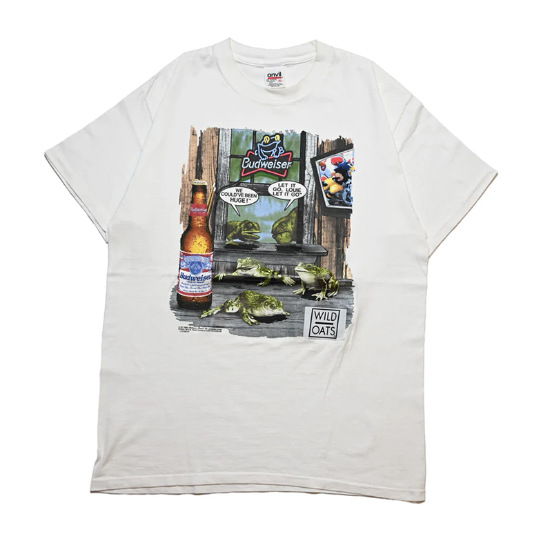 BUDWEISER WE CLOUD7VE BEEN HUGE! WHITE ANVIL XL